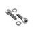 Titanium Crank Arm Pinch Bolts M5x(0.80mm)x20mm Parallel Socket Cap w/Washers - Pack x2