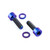 Titanium Crank Arm Pinch Bolts M5x(0.80mm)x20mm Parallel Socket Cap w/Washers - Pack x2 Purple Haze