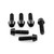 Titanium Stem Bolt Kit M5x(0.80mm)x16mm Socket Cap Black