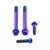 Titanium Clip-On / Handle Bar Mount Bolt Kit  Purple Haze