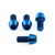 Titanium Rider Footrest Hanger Bolt Kit Blue