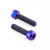 Titanium Clip-On / Handle Bar Mount Bolt Kit Torx Drive Purple Haze