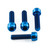 Titanium Front Axle Pinch Bolt Kit Torx Drive Blue