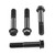 Titanium Front Brake Caliper Mount Bolt Kit Black