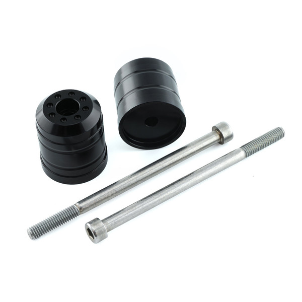 Aluminium Bar Ends Suzuki 20 (100mm Bolts) Pair Black