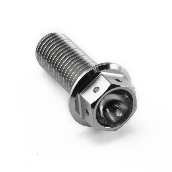Titanium Flanged Hex Head Bolt M10x(1.25mm)x25mm Race Spec