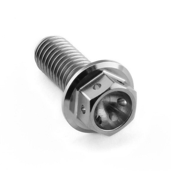 Titanium Flanged Hex Head Bolt M8x(1.25mm)x20mm Race Spec