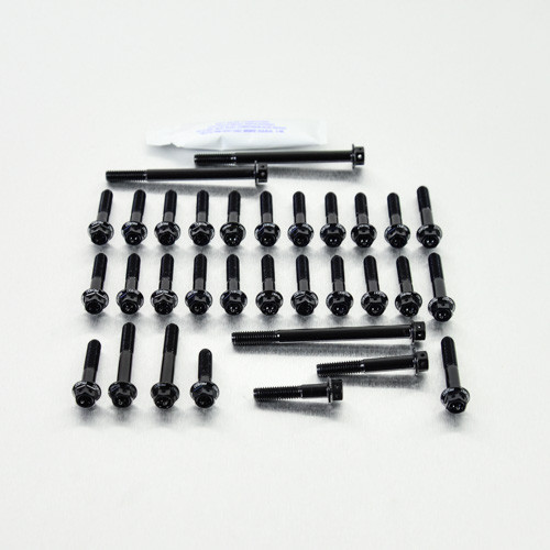Aluminium Engine Kit Honda CBR1000RR Fireblade Race Spec Etched 04-05 Black