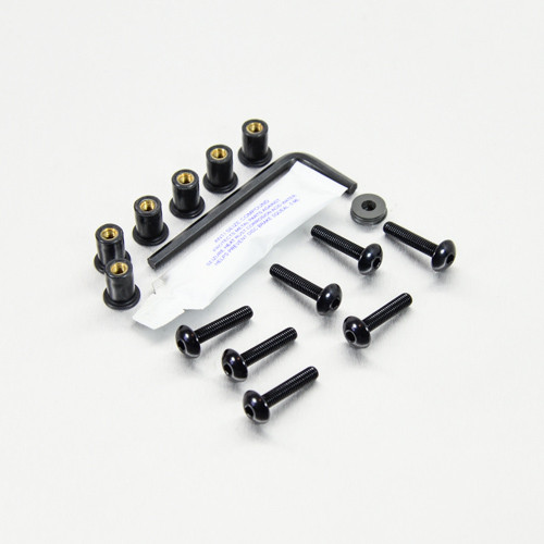 Aluminium Screen Kit 7 Bolt Special Black