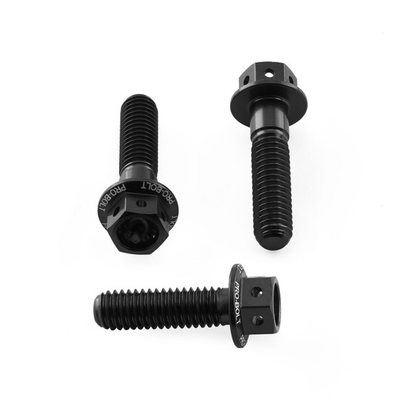 Aluminium Brake & Clutch Lever Perch Pinch Bolt Kit Race Spec Etched Black