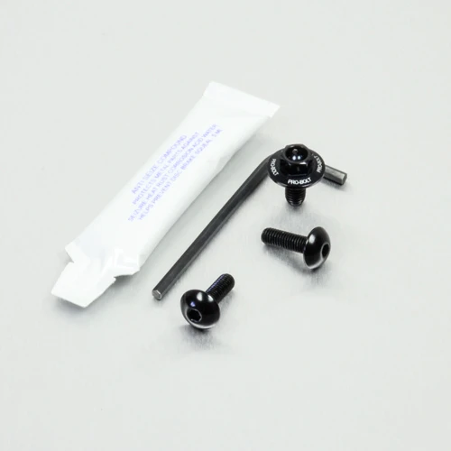 Aluminium Chain Guard & Rear Hugger Bolt Kit Black