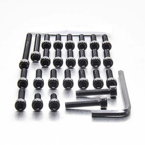 Aluminium Engine Kit Honda CBX1000F Black