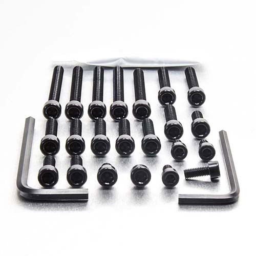 Aluminium Engine Kit Yamaha FZ600 Black