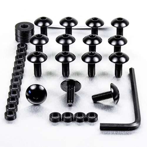 Aluminium Body Panel Kit Suzuki RM125 Black