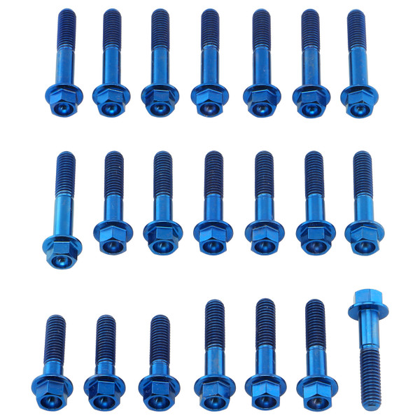 Titanium Engine Kit BMW S1000RR Flanged Hex Blue