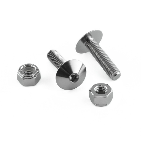 Titanium Number Plate Kit