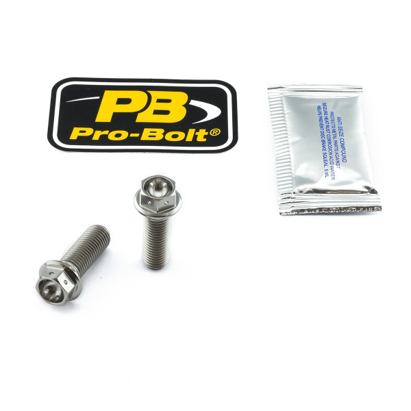 Titanium Front Brake Caliper Mount Bolt Kit Race Spec