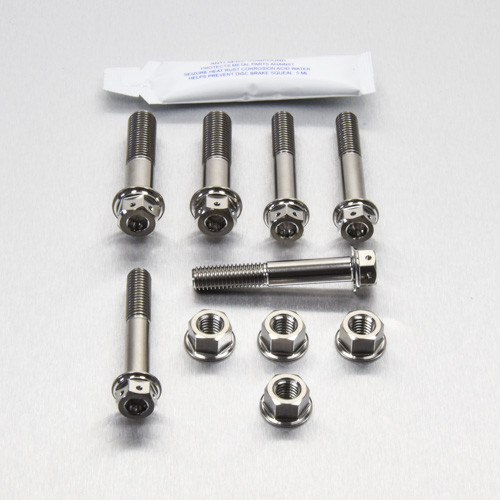 Titanium Top & Bottom Clamp Yoke Pinch Kit DualDrive