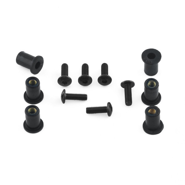 Aluminium Screen Bolt Kit Honda CBR1000RR-R Fireblade Black