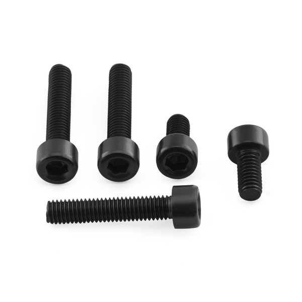 Aluminium Fuel Cap Kit Cagiva Black