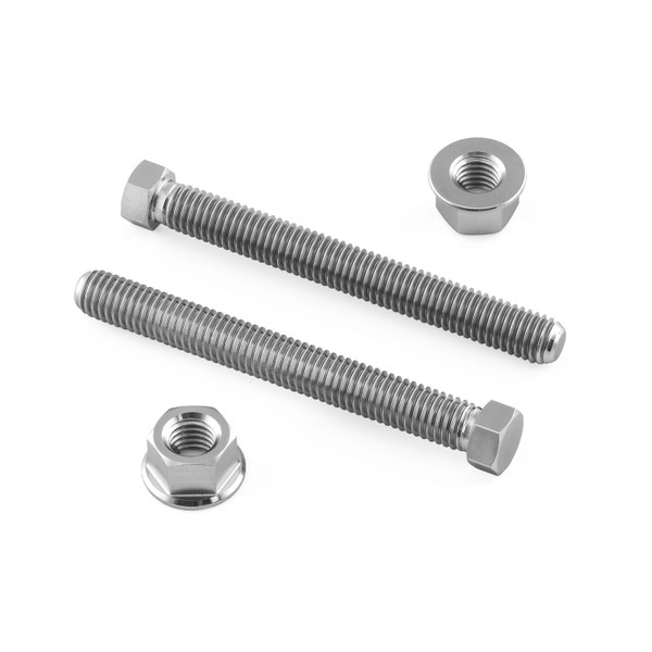 Titanium Axle Adjuster Set M8x70mm 2xBolts 2xNuts
