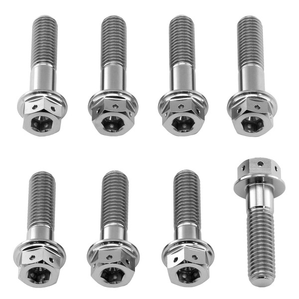 Titanium Top & Bottom Clamp Yoke Pinch Kit DualDrive