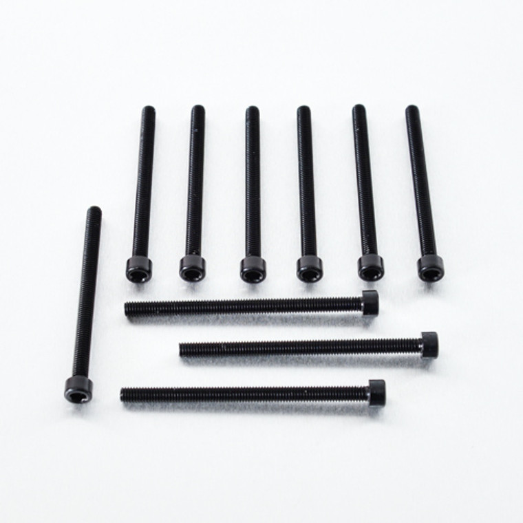 Aluminium Allen Bolt M6x(1.00mm)x85mm Pack x10 Black