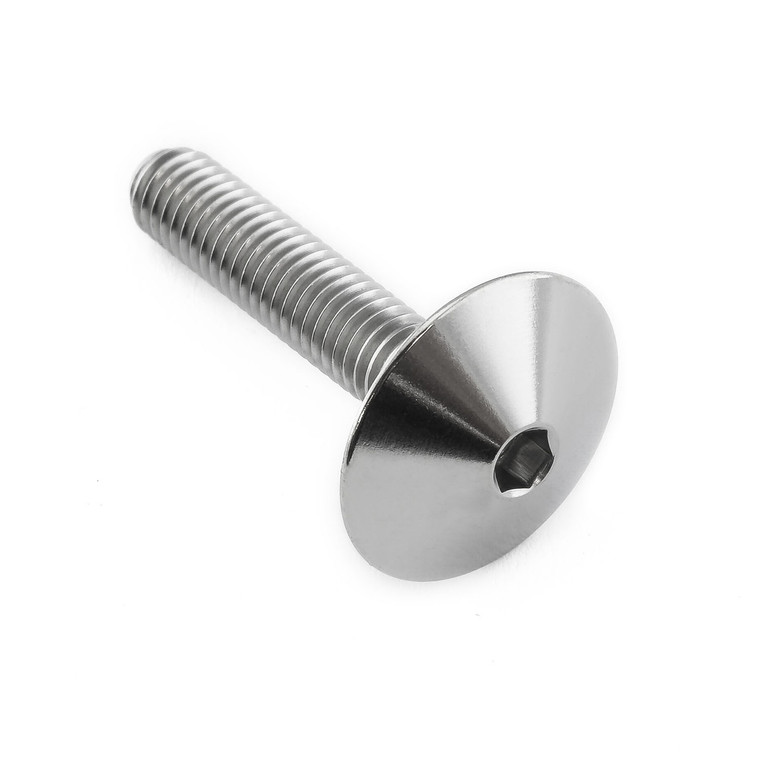 Titanium Dome Head Bolt M5x(0.80mm)x25mm (16mm O/D)