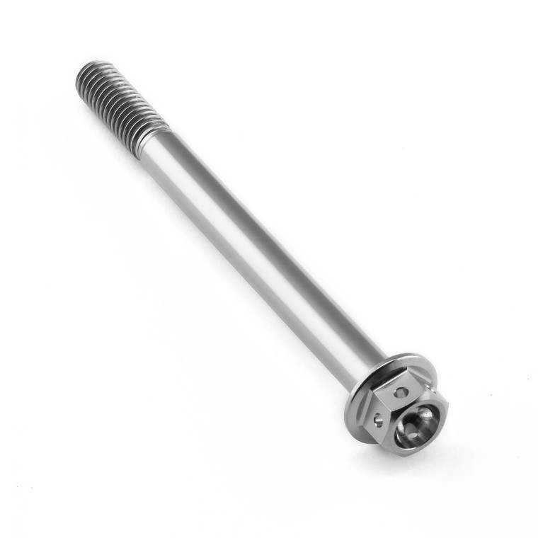 Titanium Flanged Hex Head Bolt M6x(1.00mm)x70mm Race Spec