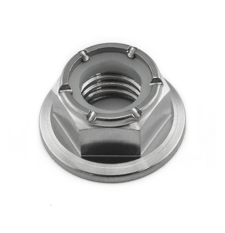 Titanium Flanged Nylon Nut M10x(1.50mm)