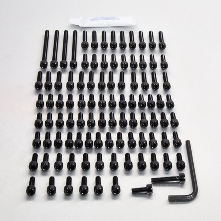 Aluminium Engine Kit Ducati 996 & 998 Biposta Black
