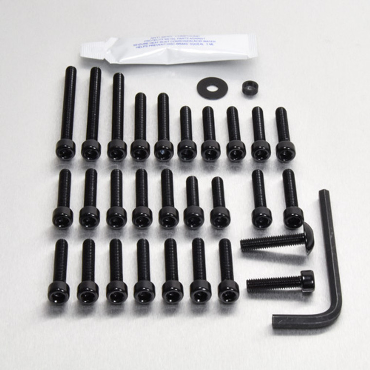 Aluminium Engine Kit Kawasaki ZX-9R F1-F2 Ninja Black