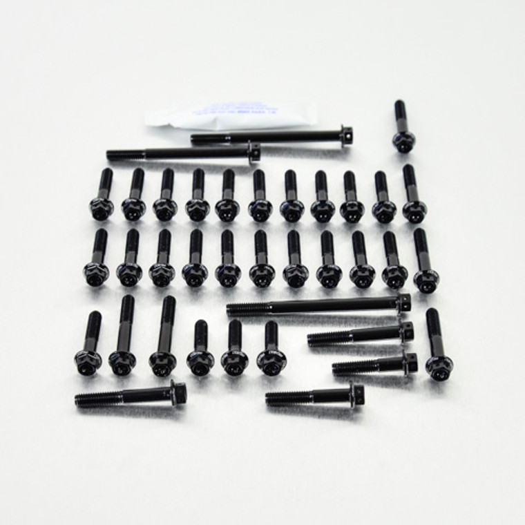 Aluminium Engine Kit Honda CBR1000RR Fireblade Race Spec Etched 06-07 Black