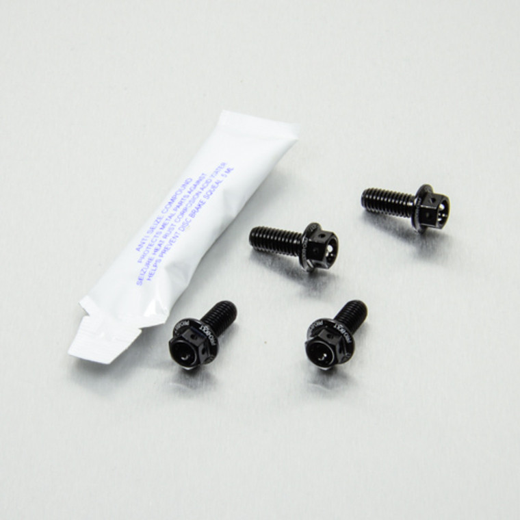 Aluminium Chain Guard Mount Bolt Kit Race Spec Etched Black