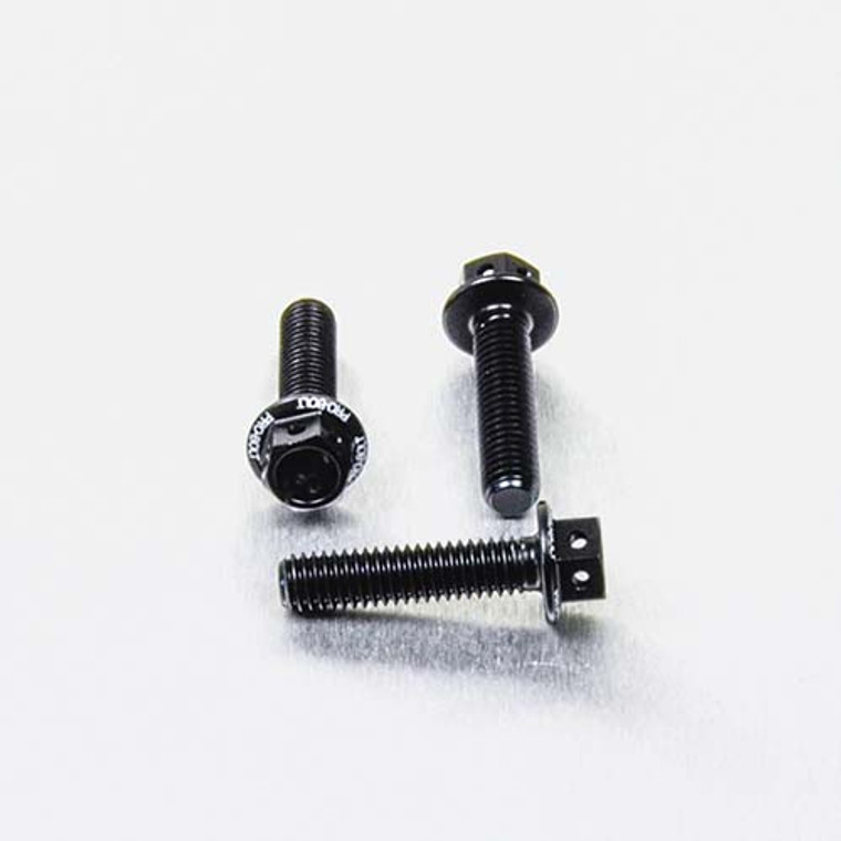 Aluminium Brake & Clutch Lever Perch Pinch Bolt Kit Race Spec Etched Black