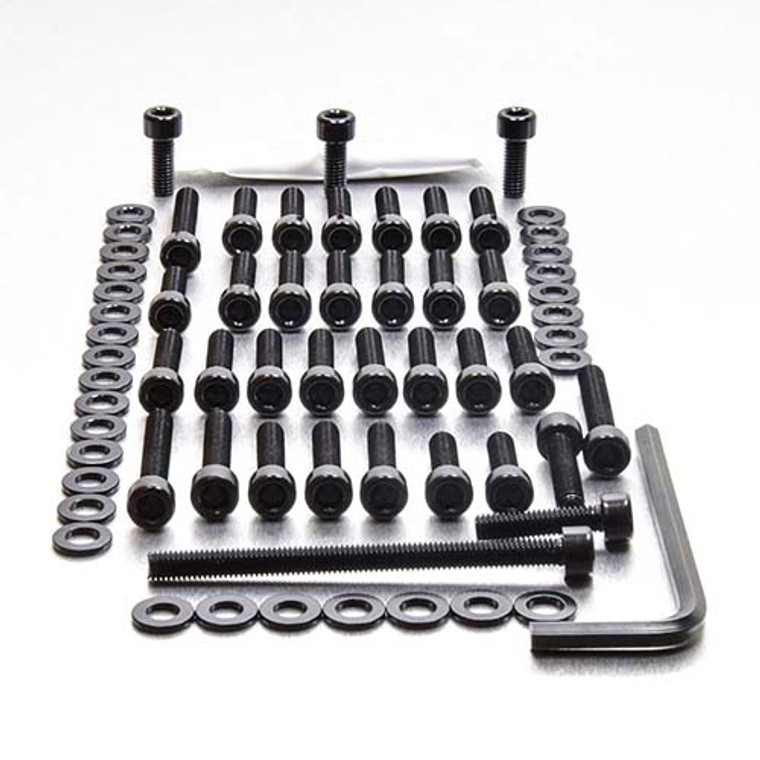 Aluminium Engine Kit Honda CBR900RRW -RRX Black