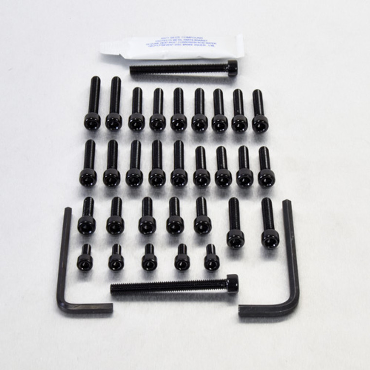 Aluminium Engine Kit Kawasaki ZX-9R C1-C2 Ninja Black
