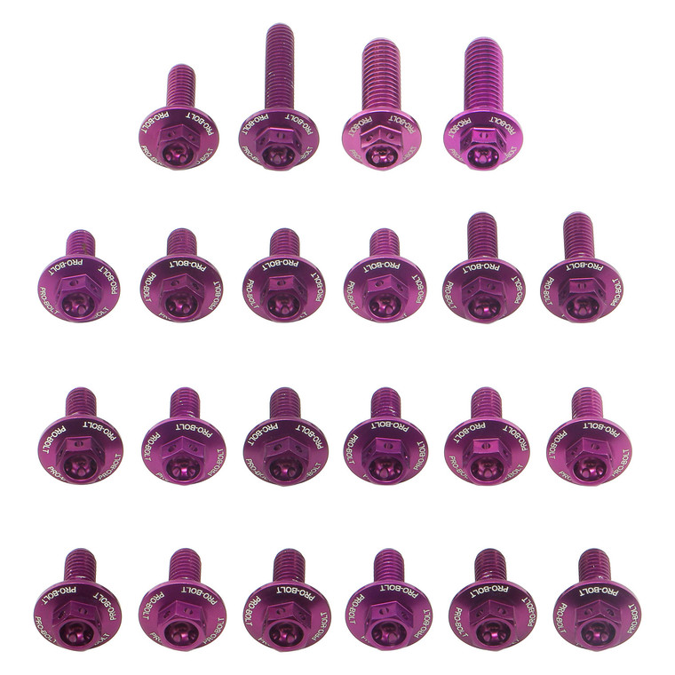 Aluminium Body Panel Kit Yamaha YZ250 -250F Race Spec Etched Purple