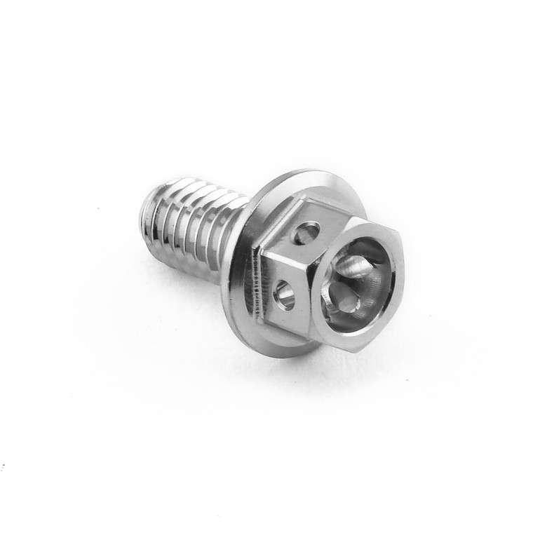 Stainless Steel Flanged Hex Head Bolt M6x(1.00mm)x12mm Race Spec