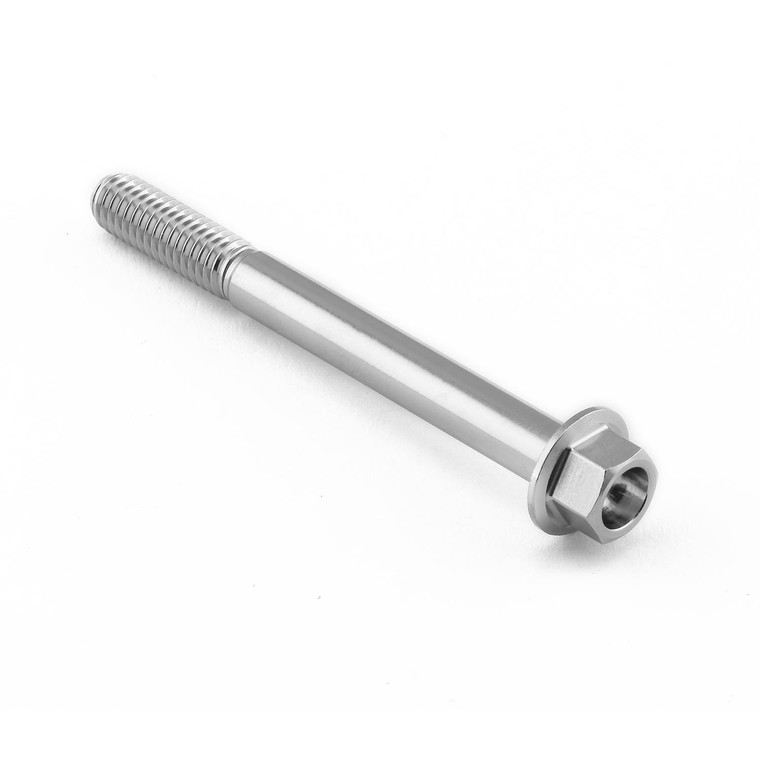 Stainless Steel Flanged Hex Head Bolt M6x(1.00mm)x60mm