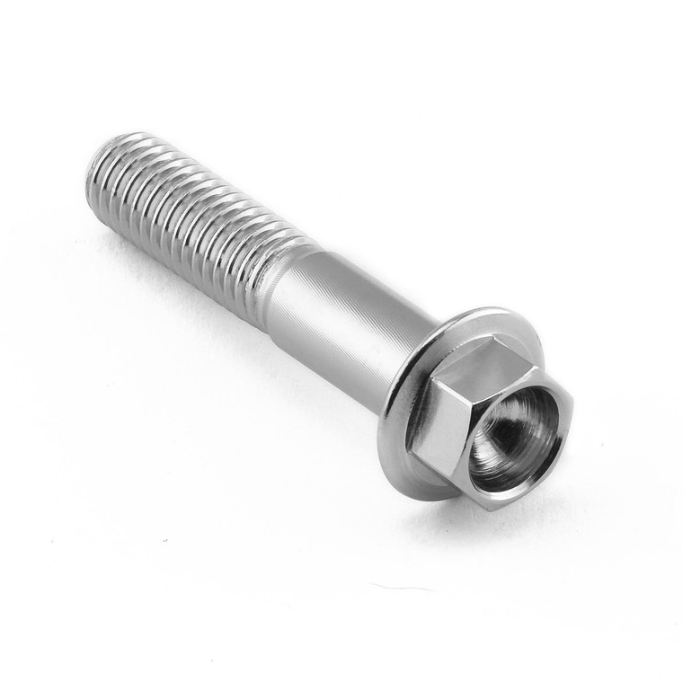 Stainless Steel Flanged Hex Head Bolt M8x(1.25mm)x40mm