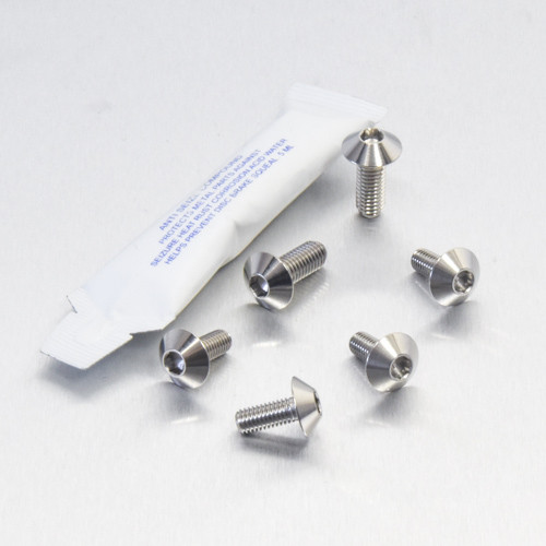 Stainless Steel ABS Sensor Mount Bolts Front Rear & Plate