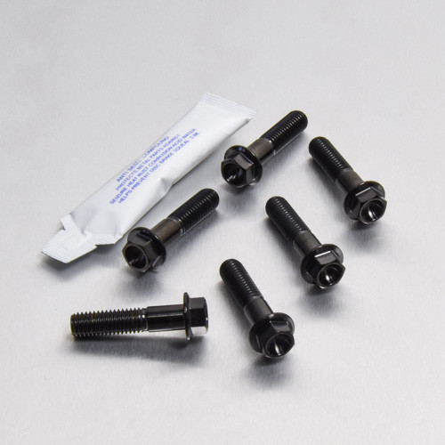 Stainless Steel Top & Bottom Yoke Pinch Set Black