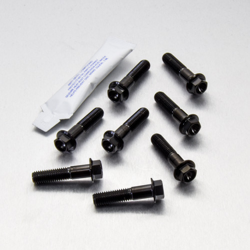 Stainless Steel Top & Bottom Yoke Pinch Set Black