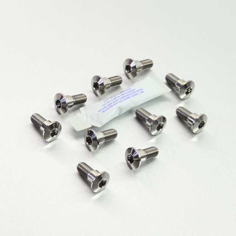 Titanium Disc Bolt To Fit Suzuki M8x22mm Pack x10