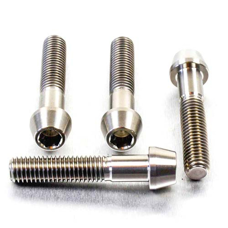 Titanium Clip-On / Handle Bar Mount Bolt Kit