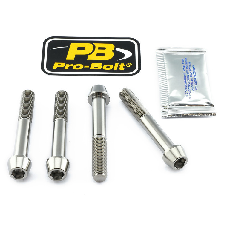 Titanium Front Brake Caliper Mount Bolt Kit