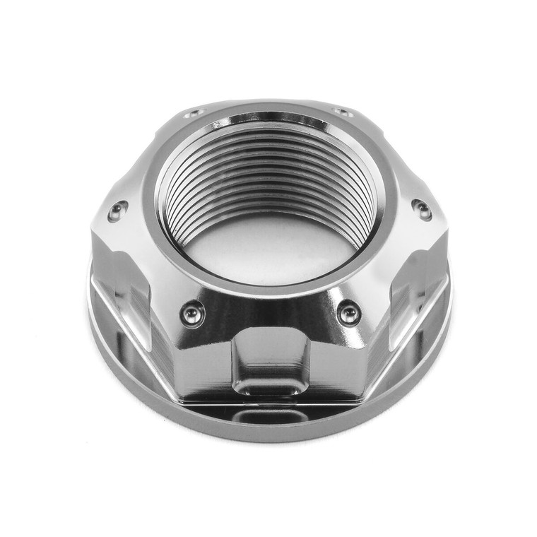Titanium Flanged Axle Nut M25x(1.50mm) Rear Wheel