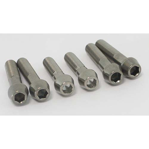 Titanium Top & Bottom Clamp Yoke Pinch Kit