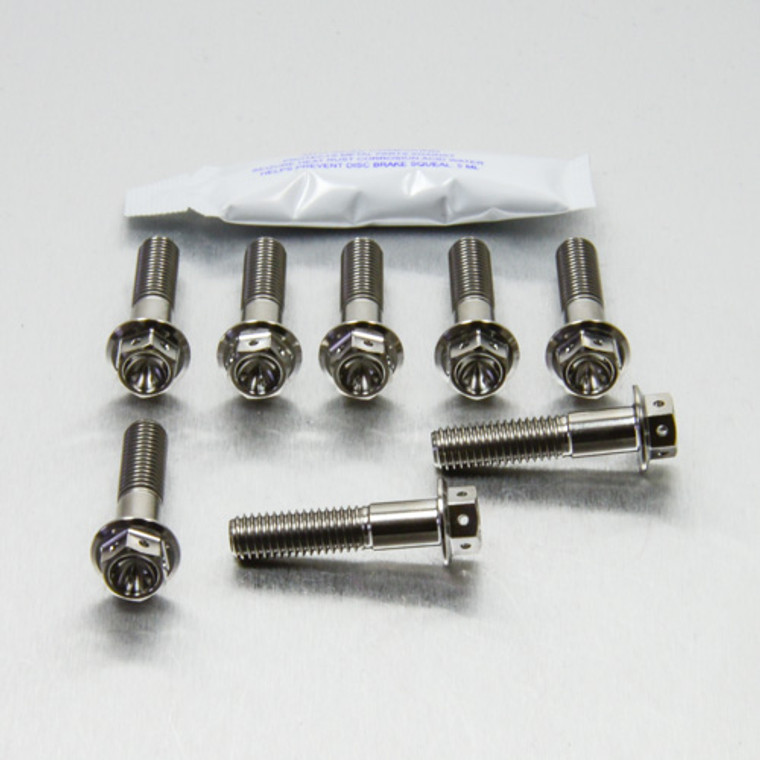 Titanium Top & Bottom Clamp Yoke Pinch Kit Race Spec